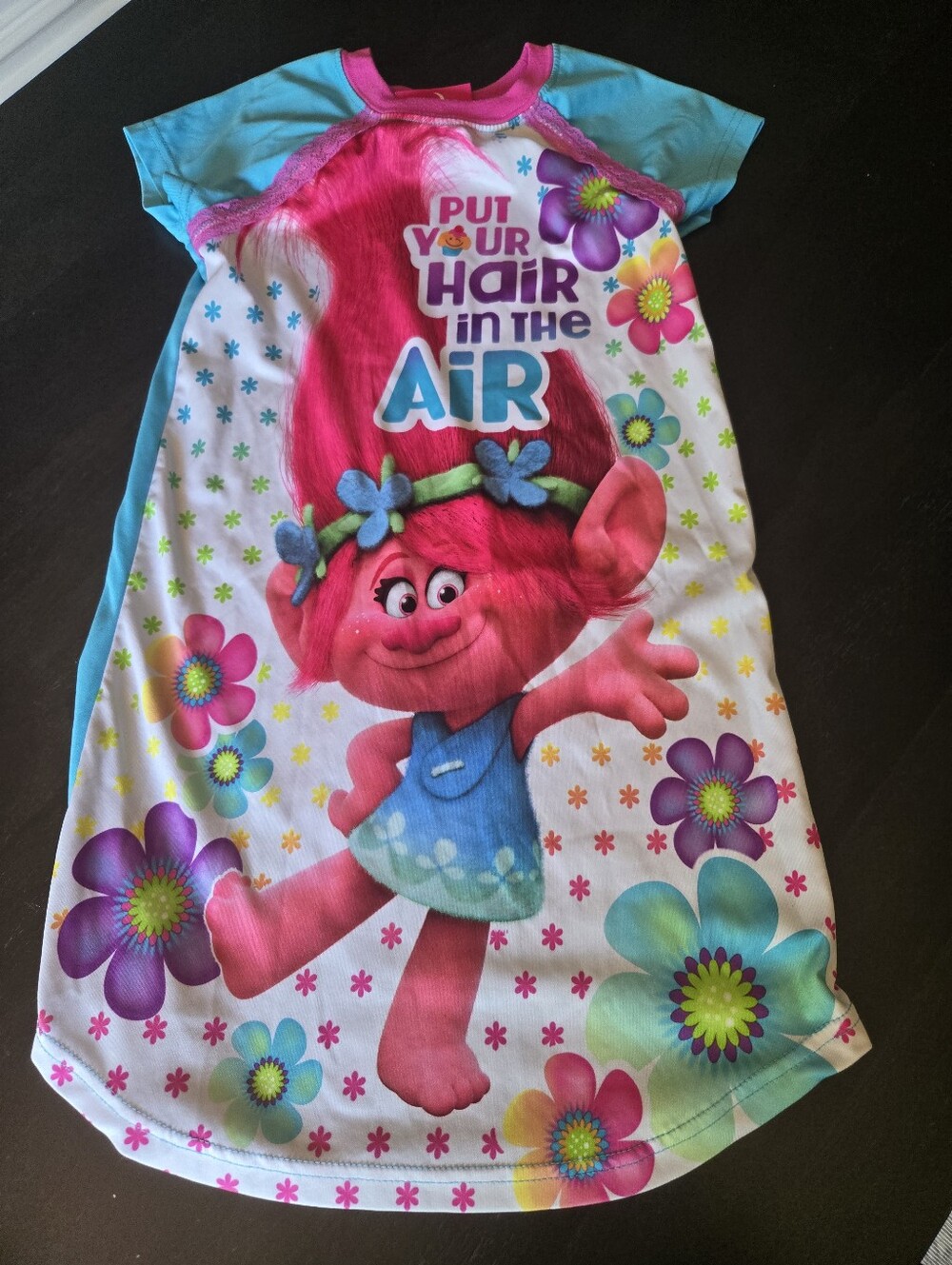 Trolls Size 8 Girls Pajama Dress
